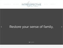 Tablet Screenshot of introspectivefamilytherapy.com